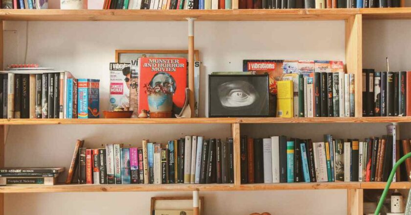 El libro en el librero 